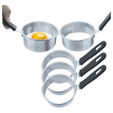 10 Modelador Ovo Redondo 10cm Para Chapa Lanche Lanchonete