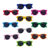 10 Oculos Escuros Infantil Lente Uv Cores Festa Aniversário