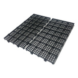 10 Palete Pallets Pisos E Estrados Em Plastico Cor Preto