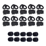 10 Pares Almofadas Para Bose Espumas Microfone A10 E A20