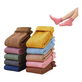 10 Pares Meia Térmica Cashmere Forrada Felpuda Unissex Frio