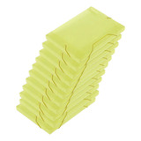 10 Pastas Ofício C Elásticos 40mm Transparente Amarelo