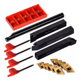 10 Pastilha De Metal Duro 4 Ferramenta Torno Corte Suporte