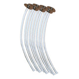 10 Pavios Para Vela 100 Algodão Medio 2mm altura 10cm 
