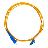 10 Pç Cordão Óptico 2m Simplex Monomodo Sc upc Lc upc 9 125
