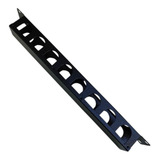 10 Pç Organizador De Cabos Horizontal Fechado 1u P Racks 19