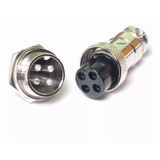 10-pcs Conector Mike 4vias Circular Macho/femea Gx Promoção