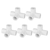 10 Pcs Acessórios Elevador De Assento Sanitário Poste De Montagem Conector De Tubo Válvula Anti Retorno Encaixe De Tubulação Conectores De Tubos De Pvc Mangueira Gasoduto Branco