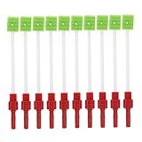 10 Pcs Aspiração De Escarro Vara Swabs Orais De Sucção Esponja De Sucção Escova De Dentes De Sucção Oral Cotonetes Orais Descartáveis Swab Oral Descartável Bebê Escova De Esponja