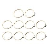 10 Pcs Bastidor De Bordar Bordado Em Madeira Aro De Bordado Grande Círculo De Bastidor Kit Ponto Cruz Decoração Chinesa Kits De Ponto Cruz Anel Cruzado Quadros Decorar A Cruz Bambu