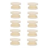 10 Pcs Conector Do Tanque Anteparo Roscado Padrão Acoplador De Anteparo Acessórios Para Aquário Conector De Anteparo Encaixe De Anteparo Partição Tanque De Armazenamento Adaptador