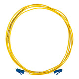 10 Pçs Cordão Óptico Simplex Sm Monomodo Lc upc Lc upc 2m