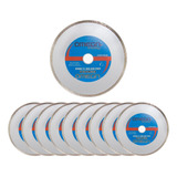 10 Pcs Disco Corte Diamantado 7 Pol Contínuo 180 X 22 23mm
