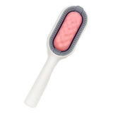 10 Pcs Escova Pet Removedora De Pelos Massagem Gato Cão Rosa
