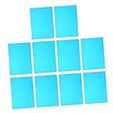 10 Pcs Filme De Cor Brilhante Filtro De Gel De Iluminação Flash Filtro De Iluminação Em Gel Filtro De Luz De Correção De Cor Gelatina Transparente Pvc X21 Leve Pratos De Plástico