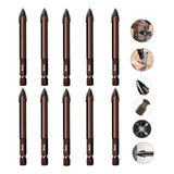 10 Pcs Maxxfuro Broca Indestrutível Fura Tudo 6mm