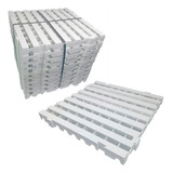 10 Pçs Piso Plástico Pallet Box 4 5 X 50x50 Estrado Multiuso