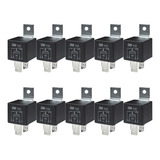 10 Pçs Relê Auxiliar 70a Dni 0122 Universal 12v 4 Term 