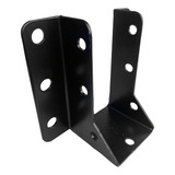 10 Pçs Suporte De Viga Parede Madeiramento Pergolado 5 X 10