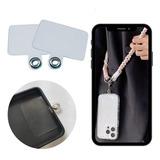 10 Pçs Suporte Transparente P Cordão Celular Alça Universal