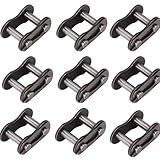10 Peças 420 Elo Mestre De Corrente Para Bicicletas Scooter ATV Motocicletas Mini Bicicletas Quad Buggy E Máquinas Industriais Master Manganese Steel Connector Heavy Duty 428 