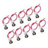 10 Peças Ba9s Luz Lâmpada Titular Base Conector Fêmea Fio