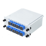 10 Peças Cassete Splitter Óptico 1x16 Conector Sc upc