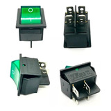 10 Peças Chave Gangorra Kcd4 201n 4t 16 20a 250v Verde