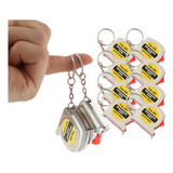 10 Peças Chaveiro Fita Métrica Bolso Funcional