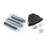 10 Peças Conector Db37 Femea Com Capa Db37 Promoção