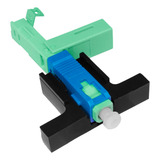 10 Peças Conector Óptico Sc upc Ftth C Trava Tipo One Click