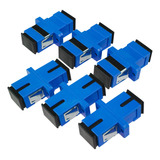 10 Peças De Emenda Óptica Sc upc Simplex Sm Monomodo Azul