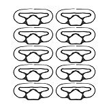 10 Peças De Suporte De Silicone Para Proteção Facial- Reduz O Embaçamento- Reutilizável- Respiração- Estrutura De Suporte Interno 3D Para Mais Espaço Para Respirar