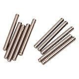 10 Peças Eixo Do Motor Rc Aço Inoxidável Haste Redonda Eixos Do Motor De Metal Engrenagem De Substituição Do Motor Para Carro Rc Barco Modelo De Avião