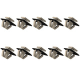 10 Peças Grampos Moldura Paralama Friso Lateral Hyundai Kia