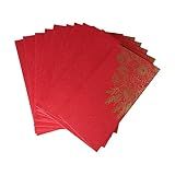 10 Peças Lote De Envelopes Envelopes De Papel De Cor Vermelha Engrossada Cartões De Convites Elegantes Envelopes Vintage Para Convites De Casamento Formatura
