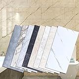 10 PEÇAS Painel Placa Para Parede E Piso Chão Auto Adesivo 30cm X 60cm Impermeável Mármore Várias Estampas CM81017 30cmx60cm