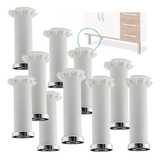 10 Peças Pé Para Armário Itatiaia Branco Original C Reg 