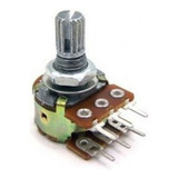 10 Peças Potenciômetro Linear Duplo L15 50k 6t Wh148 2