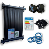 10 Placas 4mt Aquecedor Solar Piscinas 12m 16 500 Lts F