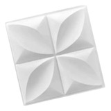 10 Placas De Pvc Revestimento Decorativo Para Parede 50x50cm Cor Branco