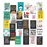 10 Placas Decorativas Mdf 20x30 Frases Motivar Sortidas Top