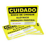 10 Placas Geração Própria Energia Solar Personalizada 25x18