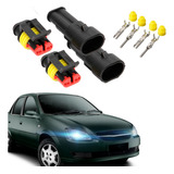 10 Plug Conector Automotivo 2 Vias Selado Impermeável M f