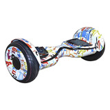 10 Polegadas Hoverboard Skate Eletrico Infantil Criança Bluetooth Bivolt Led Overboard Luuk Young Cor Grafiti 2020 10n