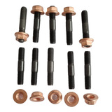 10 Prisioneiro Porca 8mm Coletor Escape Gol 1 0 G2 G3 G4