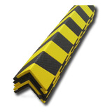 10 Protetores Estacionamento Coluna Garagem Cantoneira Cor Preto Amarelo