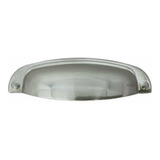 10 Puxador Concha Colonial Prata Escovado 96mm Porta Gaveta