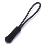 10 Puxadores Preto Universal Ziper Bolsas Roupas E Mochilas
