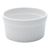 10 Ramequim 100ml Porcelana Branca Segunda Linha